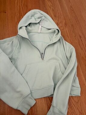 lululemon athletica Mint Green Fleece Pullover (XL/XXL)